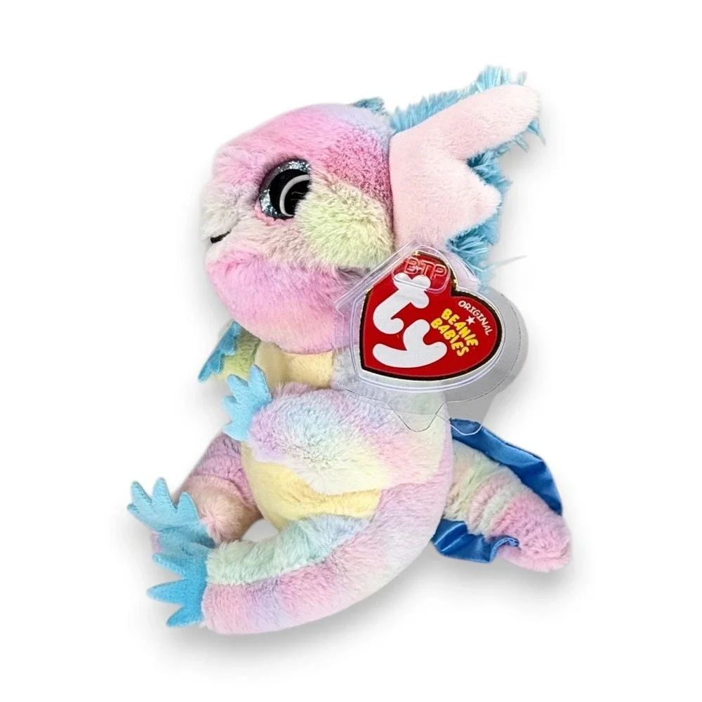 Loxie the Axolotl | Pastel Lagoon Cutie | Mint Heart Tag TY Beanie Baby
